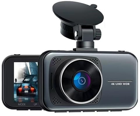 Micmetago Dashcam 4K sans Fil avec Batterie, Dashcam Auto Avant & Arrière, Parküberwachung 24h, Vision Nocturne, Caméra Voiture Trend pour Vidéos Virales et Protection Quotidienne