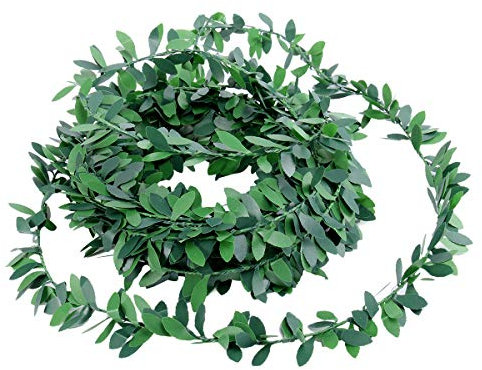 Künstliche Efeu-Girlande – Grüne, Natürlich Aussehende Blätter für Hochzeiten, Partys, DIY-Dekoration und Mehr (7,5 ft)