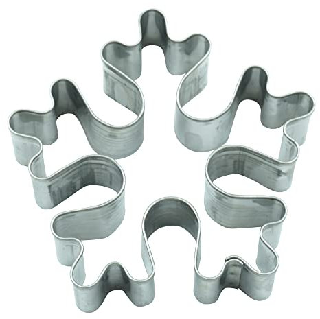 BekkiB - Ausstecher Schneeflocke - Ausstechform für Weihnachten und Advent - Form aus Edelstahl ist spülmaschinengeeignet - 3445