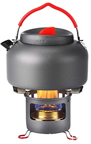 ZBYY Spirituskocher Innenräume,Spirituskocher Für Innenräume, tragbare spirituskocher fiir innenraume,Geeignet Für Indoor Und Camping,Mit 1,4-Liter-Wasserkocher