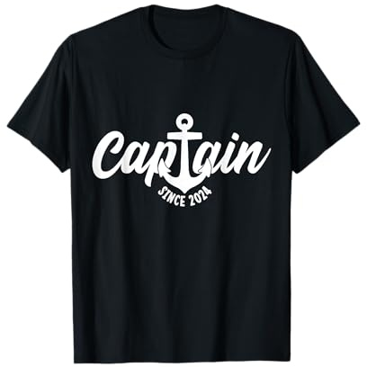 CAPTAIN SINCE 2024 SEGELBOOT SEGELN, KAPITÄN T-Shirt