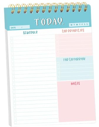 Birtern, Agenda giornaliera e organizer formato A5, quaderno a per tenere traccia degli orari delle lezioni e delle assegnazioni quotidiane, per casa e aula