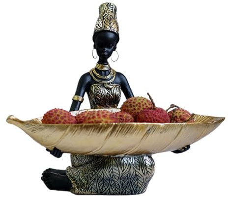 Besreey fruktserveringsplatta, näringsskyldigheter – harts dessert serveringsskål, dekorativ elegant skrivbords-origination, multifunktionell bordsförvaring för sötsaker – dessert snacks