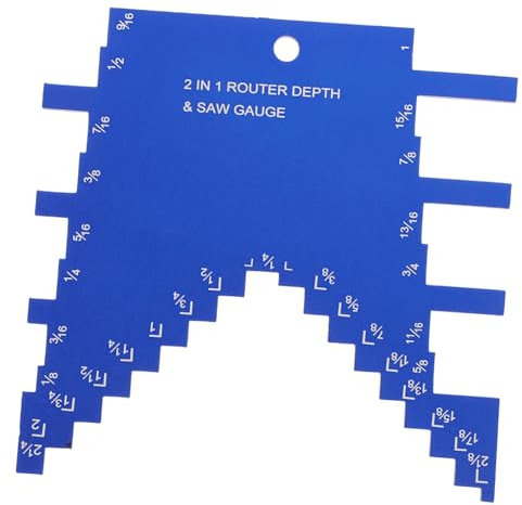 DIYEAH Carpentry Gauges Woodworking Gauge Step Depth Tool Portable Measuring Tool for Craft Making and and Equipment
