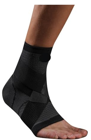VFIDPSU Tobillera 1 Pieza de Correa de Nailon for Tobillo de compresión, Soporte for Deportes al Aire Libre, Protector de articulación de Tobillo de fútbol(Black,XL)