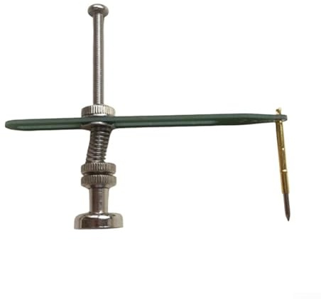 PCB Bracket, Soldering Station Helping Hands with Magnifying Glass, Plated Solder-able Breadboard, PCB Holder with Adjustable Probes(A)