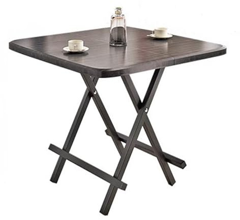 OIFJROIW Klappbarer Snacktisch, Campingtisch für draußen, multifunktionaler Kleiner Schreibtisch, zum Essen, als Arbeitsplatz, Betttablett und zum Lernen(80 * 80 * 74)