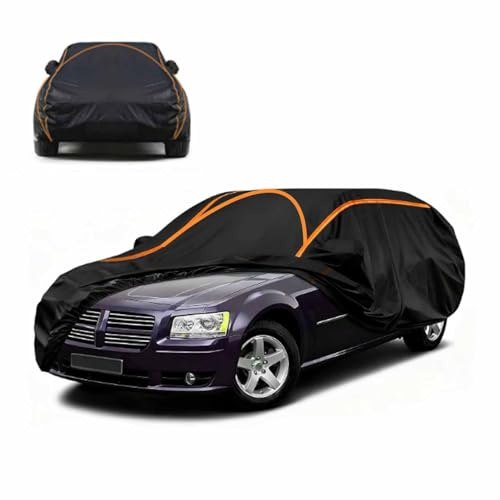 Bâche Voiture Extérieur pour GAZ Volga M-21 1960-,Housse de Protection Auto,Housse de Garage Complète Anti-Neige Anti-Poussière Anti-Pluie Anti-UV avec Éclair Latérale