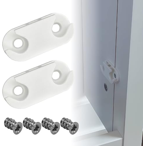 Support de charnières pour armoire à chaussures IKEA HEMNES - Pièces de rechange 110364 pour étagère à chaussures IKEA HEMNES STÄLL avec accessoires d'installation, installation facile pour charnière