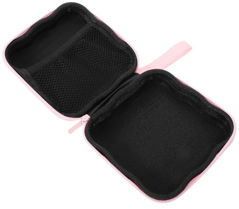 Ipetboom Portable Mini Tampon Storage Bag with Odor Isolation Technology and Multicompartment Zippered Eva Case for Women and Teen, Stylish and Compact for Home and Travel Use