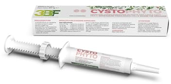 Trebifarma Cystophyto Pasta per Cani e Gatti - Supporto Naturale per il Benessere delle Vie Urinarie - Con Glucosamina, Verga d’Oro e DL-Metionina - Siringa Multidose da 30g