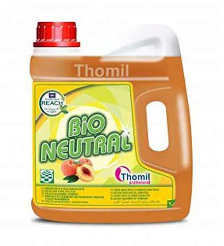 Thomil Bio Neutral FREGASUELOS Neutro Aroma Melocotón .FREGASUELOS Neutro Aroma Melocotón garrafa 4L