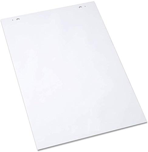 BLOCCO LAVAGNA A FOGLI MOBILI da 20 FOGLI 70x100 cm 80 gr. per lavagna cavalletto CARTA PATINATA BIANCA DI ALTA QUALITA' No migrazione inchiostro FORATURA UNIVERSALE per ogni tipo di lavagna