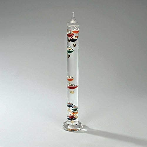 SDL Thermomètre de Galilée - 44 cm - Thermomètre décoratif coloré