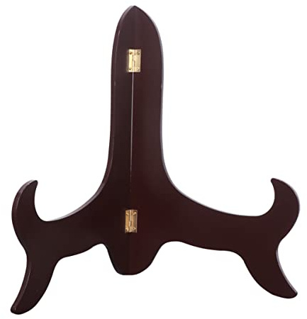 BESPORTBLE Plate Holder Wooden Display Stand Tea Cake Rack Dish Holder for Shop Display Shelf Plate Rack Afternoon Tea Stand