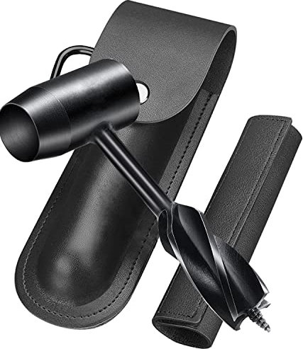 N&S Juvyig Bushcraft Hand Auger Wrench - Wood Auger Manual Drill - Scotch Eye Wrench - Survival Tools