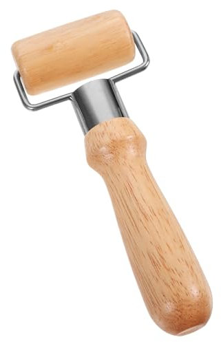 TOPBATHY Rodillo Para Hornear Pizza Antiadherente Rodillo De Madera En Forma De T Mini Herramienta De Cocina