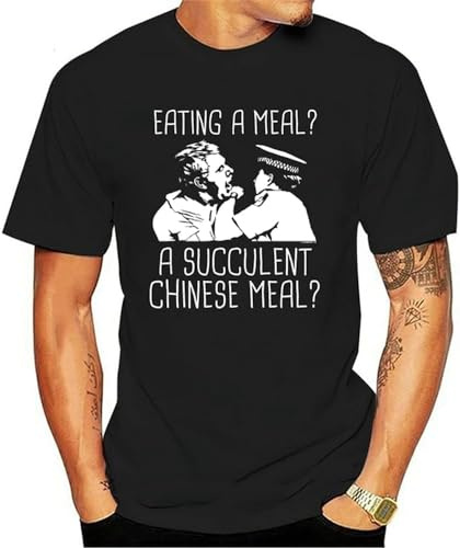 Eating A Meal A Succulent Chinese Meal Men T-Shirt Black