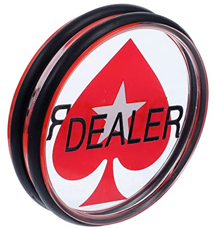 TOYANDONA Pokerchip Organizer Poker Button Acryl 75mm Doppelseitig Langlebig Pokerspiel Zubehör