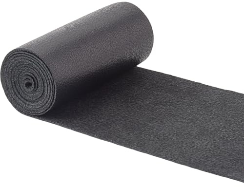 GORGECRAFT 6 cm bred lammläderrem 90–100 cm långa äkta läderremsor svart mjuk topp korn fårskinn dölja för gör-det-själv hantverk armband smyckestillverkning bälten plagg kant fållning