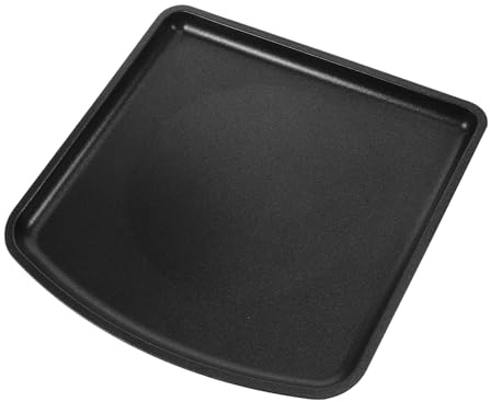 TOBBOMEY Air Fryer Oil Drip Tray and Nonstick Pizza Pan Baking Mold Black Compatible Oven Accessories for Roasting Grilling and Versatile Cooking