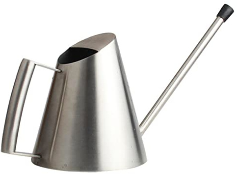 ibasenice Regadera De Acero Inoxidable para Jardín Capacidad Grande para Flores y Plantas De Exterior para Uso Diario Casa o Huerto Botella De Riego De Metal Duradera