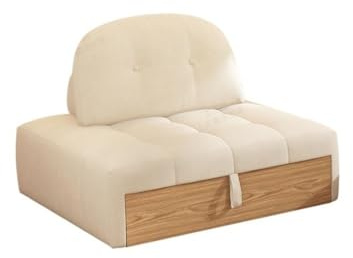 Bäddsoffa Hopfällbar bäddsoffa for små utrymmen, multifunktionell gästbädd(100 * 110 * 80cm)