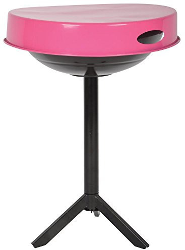 Esschert Design Griglia da Tavolo Barbecue a Carbonella Acciaio Rosa