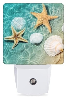 Caifujiqi Night Light Plug-in Dusk to Dawn Smart Sensor White Led Nightlight for Bedroom Bathroom Kitchen Hallway Stairs Energy Efficient Decor Desk Lamp