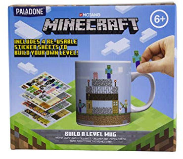 Paladone PP6730MCFTX Minecraft - Build a Level Mug, 1 Stück (1er Pack)
