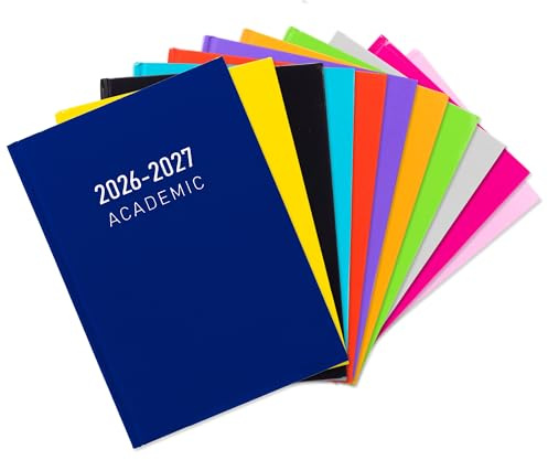 Schülerkalender 2024/2025, A5, Wochenansicht, Schulplaner, Schüler, Lehrer, Jahr w2v - Marine blau