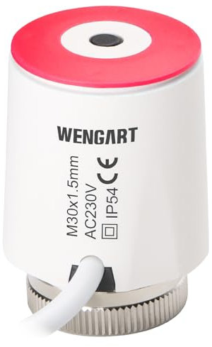 Wengart Thermoelectric Actuator WG5015,AC230V On/Off Status Visible Normaly Closed Regulate The Heat Output of Your Heating System