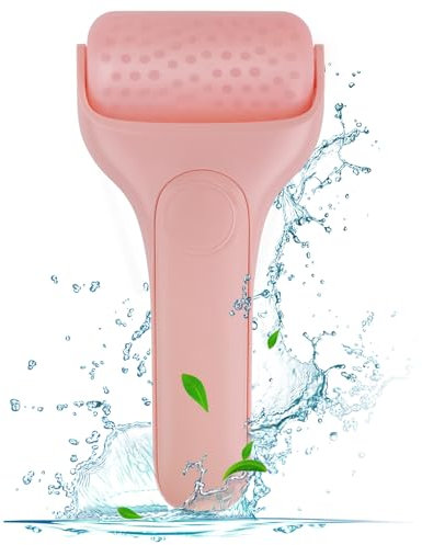 LATME Rullo di ghiaccio per viso, occhi, regali da donna, rullo massaggiatore viso gonfiore, emicrania sollievo dal dolore e lesioni minori