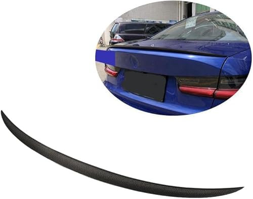 TENREV Auto Heckspoiler Spoiler für BMW 3Series G20 G28 2019 2020 2021 2022,Kohlefaser Kofferraumdachspoiler Flügel Kofferraumspoiler