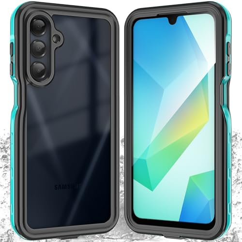 for Samsung Galaxy A16 5G Case,IP68 WaterproofBuilt-in Screen Protector-Rugged Full Body Dustproof Shockproof Drop Proof Protective with Cell Phone Ring Holder for Samsung A16 5G / 4G 6.7, Blue