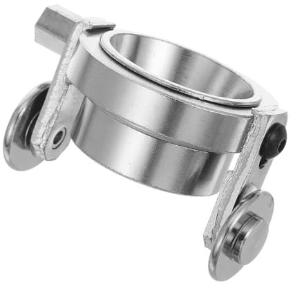BUGUUYO Scrollrad Rollenschneidrad Brennerkreisschneider Kreisführung Für Plasmaschneider Zubehör Für Plasmaschneiderführungen Plasmaschneider Kreisschneider Rostfreier Stahl Silver