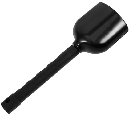 Metallene Jubelnde Kuhglocke für Sportveranstaltungen, Tragbar, Schwarz | Leichtes Metallschlaginstrument, Musik Handglocke für Rhythmusgefühl, Multifunktional, für Andere Anlässe