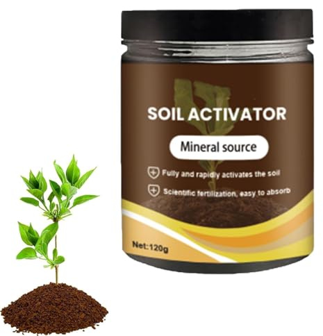 Activador de suelos Soil, activador orgánico de suelos y fertilizante para plantas, céspedes y jardines, revitalizador multifuncional de suelos, para plantas de interior y exterior (1pcs)