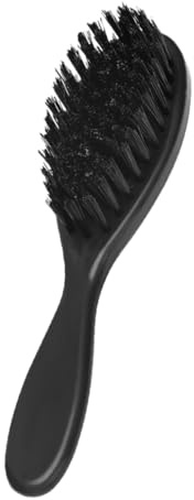 GALPADA Haarbürste für Herren Bartbürste mit Ergonomischem Griff Reise-bartbürste Weiche Bartbürste Schnurrbartglätter Bartölkamm Bartpflegebürste Glättungsbürste Kamm für Lockiges Haar Fr