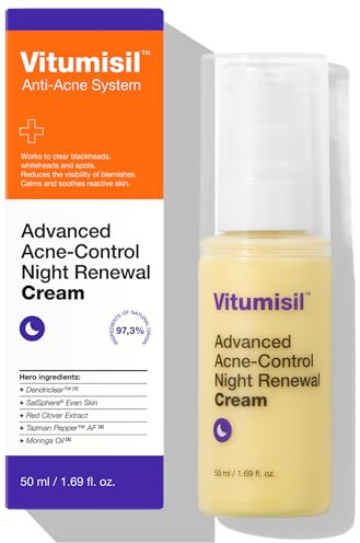 Dermz Vitumisil Active Night Cream (50 ml) is a regenerating overnight moisturiser carefully formulated for sensitive, acne-prone, oily and reactive skin types.