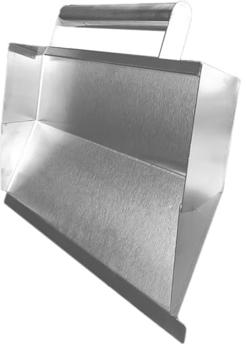 Alipis Cazzuola per Intonacatura in Acciaio Inox 323X200X50Mm Strumento Raschiatore per Finitura e Riparazione Pareti Interne Utensile Multiuso per Lavori di Muratura e Decorazioni in