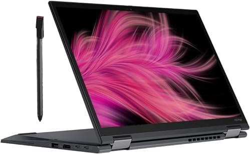 Lenovo ThinkPad X13 Yoga Gen 1, 13.3 Inch FHD 2-in-1 Notebook with Touch Screen, Intel Core i5-10210U, 16GB RAM, 512GB SSD, US QWERTY Keyboard, Windows 11 Pro (Renewed)