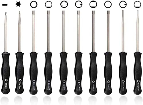 Hippotech Outil de tournevis de réglage de carburateur 10 PCS - Outils de réglage pour Hus Homelite Craftsman