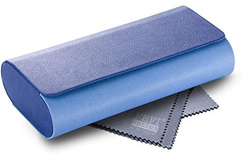 FEFI - Hardcase Doppel-Brillenetui für zwei Brillen (blau)