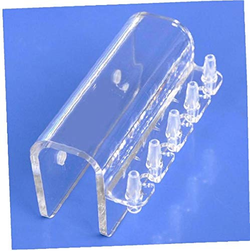 Case Cover Klemmhalterung, 5 U-Aquarium Zubehör Pc Dosierpumpe Weicher Schlauch Transparent Rohr Hanger Montage-Halterung Halter Verteiler-behälter-Rack