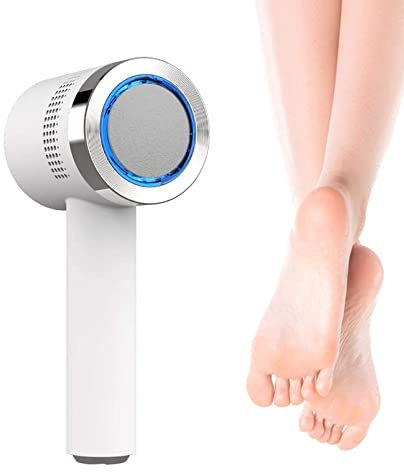 MXXHFC Removedor de Piel Dura Limas eléctricas para pies Molinillo eléctrico para pies con adsorción al vacío, Herramienta Profesional para Eliminar Callos, Alimentado por USB Recargable, 2 Piezas