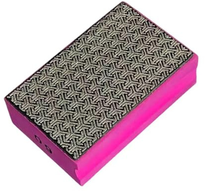 FENGXCUI Almohadillas de Mano de Diamante, Bloques de Lijado for Alisar Bordes, pulir Vidrio, esmeril, Herramienta de Borrador Manual, recortador, Papel de Lija abrasivo(60Grit)