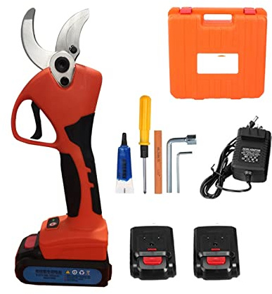 Forbici da Potatura, Potatore a batteria 21V Potatura agli ioni di litio Cesoie Forbici efficienti Bonsai Rami di alberi elettrici Attrezzi da giardino SC-8605 elettrico,Taglio di Precisione(SC-8605