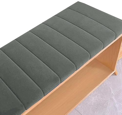 Generisch Bankkissen Bankauflage Stuhlkissen für Fensterbank, Waschbar Abnehmbarem Gartenbankauflage rutschfeste Bankpolster Schaukel Sitzkissen für drinnen und draußen,Dark Gray,90x40cm