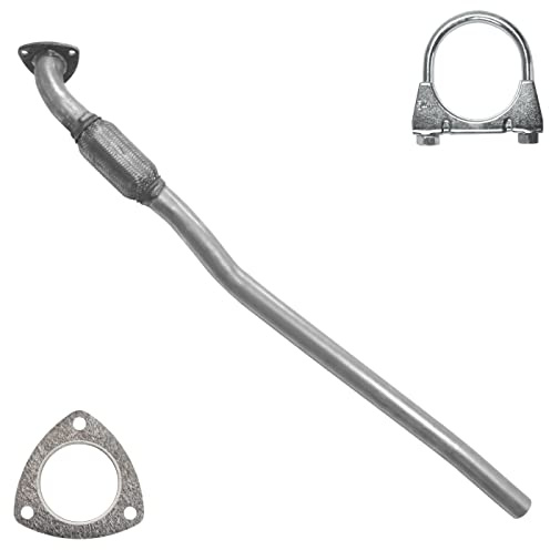 POLMOstrow Auspuff für Opel Corsa 3 III C 2000-2006 | Kollektorrohr, Motoren: 1.2 - 1.2 - 1.4 | Fließheck